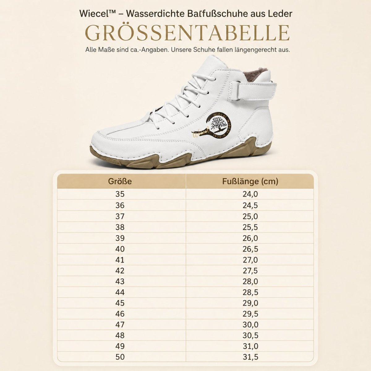 Wiecel™ - Wasserdichte Leder-Barfußschuhe in neuen Farben Barfußschuhe