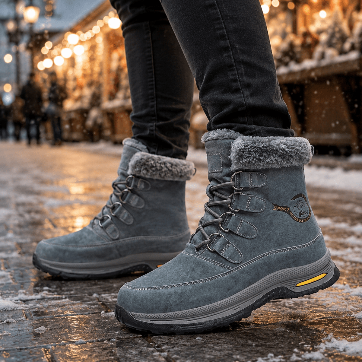 Wiecel™ WinterStiefel – Warme & bequeme Barfußschuhe